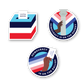 Democracy Is On The Ballot Sticker Pack
