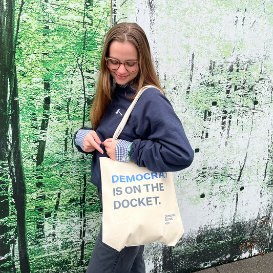 Democracy Is On the Docket Tote